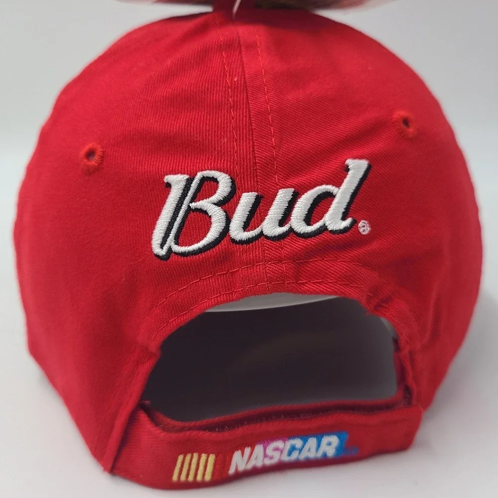 Vintage Dale Earnhardt Jr Hat Red NASCAR #8 MLB 2003‎ Chicago All Star Game Men